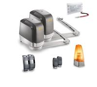 SOMFY 1241771 - Motorisation à bras Lockyvia Essential RTS pour portail battant - Livrée avec 2 télécommandes Keypop, feu
