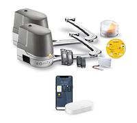 Somfy 1245956 - Motorisation Evolvia Star connecté à bras pour portail battant, Moteur portail compatible avec Alexa, Google Home et TaHoma, Ouverture rapide en 8s, Vantaux max : 2m (H) et 2m (L)