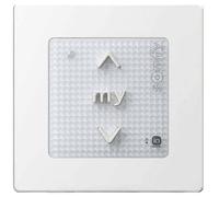 Somfy 1811066 - Smoove Origin Io | Commande Radio Murale Sans Fil | Technologie Io-homecontrol | Pour Commander 1 Moteur Ou 1 Groupe De Moteurs Radio Io-homecontrol