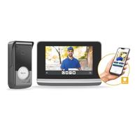 Somfy 1871265 - Visiophone V500 Connect - 2 fils, 7 pouces, filaire, vision nocturne, objet connecté