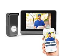 SOMFY 1871265 - Visiophone V500 Connect Interphone connecté - Ecran tactile 7"" - Vision Nocturne - Gestion des visites par