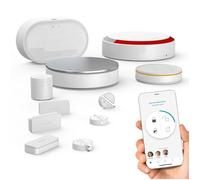 SOMFY 1875255 - Home Alarm Advanced Plus - Alarme maison sans fil connectée avec sirène extérieure et clavier - Module GSM -
