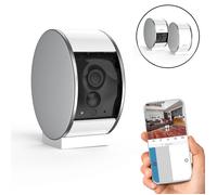 SOMFY 1875318 - Indoor Camera - Caméra de surveillance intérieure - Stickers alarme - Volet Motorisé - Détecteur de Mouvement &
