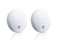 SOMFY 1875324 - Lot de 2 détecteurs de fumée - Sirène 85dB - Compatible Home Alarm (Advanced, Essential), et Somfy One (+)