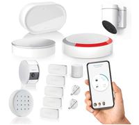 Somfy 1875347 - Home Alarm Advanced - Pack video plus - Alarme Maison GSM sans Fil Connecté Wifi - Caméras extérieure et intérieure