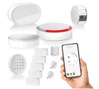 Somfy 1875349 - Home Alarm Advanced - Pack vidéo - Alarme Maison sans Fil Connecté Wifi - Module GSM - Caméra intérieure