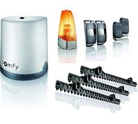 Somfy 2401410 - Motorisation Freevia Essential pour portail coulissant, Livrée avec 2 télécommandes Keypop RTS, feu clignotant, cellules & 4m de crémaillère, Compatible app TaHoma