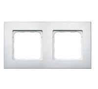 SOMFY 9015238 - Cadre double blanc laqué - Pour commandes murales Smoove