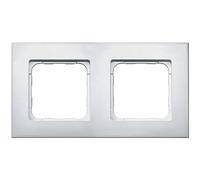 Somfy Double cadre SMOOVE blanc laqué