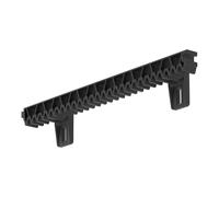 Somfy 9029139 - Mètre de crémaillère supplémentaire (3 x 33 cm) pour portail coulissant - Compatible avec les moteurs Freevia et Slidymoove - Fabriqué en France