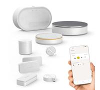 Somfy - Home Alarm Advanced - Système Alarme Maison sans Fil WiFi - Sirène Alarme Intérieure & 2 Badges - Kit de Sécurité pour la Maison Compatible Alexa, Google, Tahoma - Made in France