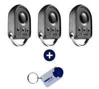 SOMFY - Lot de 3 télécommandes 4 canaux Keygo IO - 868,95 MHz - 1841134 + porte clés DOMOBIP