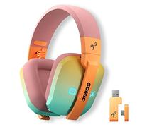 SOMIC G810 Casque sans fil Casque 2.4G à faible latence pour ordinateur portable PC PS4/5, Bluetooth 5.2 Casque sans fil avec micro intégré,Lumière RVB(Pour Xbox fonctionne uniquement en mode filaire)