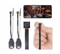 Somikon 2 micro caméras connectées 2K avec détecteur de mouvement DV-340.mini