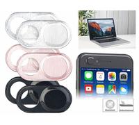 Somikon 6 caches pour webcam d'ordinateur portable autoadhésifs - Aluminium