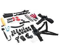 Somikon Accessoires 66 pièces pour caméras sport et GoPro