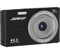 Somikon Appareil photo numérique : compact, résolution 4K, capteur Sony, 44 MP