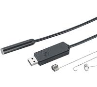 Somikon Caméra endoscopique USB étanche à LED, câble renforcé 15 m