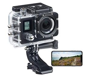 Somikon Caméra Sport 4K avec 2 écrans LCD et capteur Sony 16 Mpx