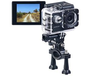 Somikon Caméra Sport HD avec boîtier étanche jusqu'à 30 m et Fonction webca...