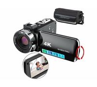 Somikon Caméscope 4K UHD connecté DV-890K avec zoom 16x
