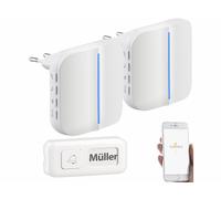 Somikon Sonnette cinétique FTK-201 avec 2 carillons connectés FTK-200