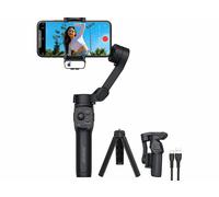 Somikon Stabilisateur 3 axes pour smartphones connecté GIM-100 avec module lumineux