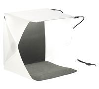 Somikon Studio photo professionnel 23 x 23 cm à éclairage 2 LED COB 20 W, 400 lm