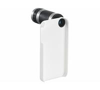 Somikon Téléobjectif et coque de protection blanc pour iPhone 4 / 4S