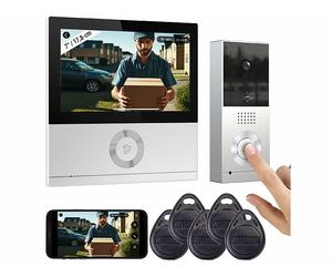 Somikon Visiophone Full HD connecté VSA-800.app avec écran tactile 7"