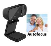 Somikon Webcam USB 4K autofocus avec cache