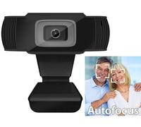 Somikon Webcam USB Full HD 5 Mpx avec mise au point automatique et micro stéréo