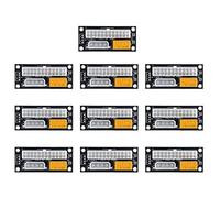 SOMKB ADD2PSU ADD2PSU Bloc d'alimentation double bloc d'alimentation ATX 24 broches vers 4 broches Molex Adaptateur Riser Miner Miner Miner (10 pcs Noir 4 broches)