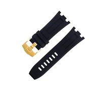 SOMKB Bracelet AP pour Audemars et Piguet Belt 15710/15703 Not Qucik Release 28 mm Nature Fluor Soft FKM Rubber Bracelet Accessoires Bracelet de montre, 28MM, Agate