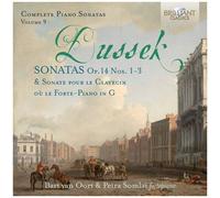Dussek – Sonates pour piano complètes Op. 14 Nos. 1-3, Vol. 9 – Edel