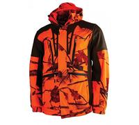 Somlys 447 - VESTE DE CHASSE SOFTSHELL NEWTEK JKT V2 ORANGE CAMOUFLAGE (FR/ES, Alpha/lettres, TTG, 3TG, Taille normale, Taille normale, orange)