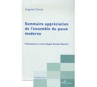Sommaire Appréciation De L'ensemble Du Passé Moderne