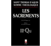 Somme théologique : les sacrements - - Saint Thomas d' Aquin - Cerf - Livre