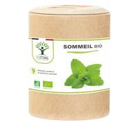 Sommeil Bio - Bioptimal - Complément alimentaire - Mélatonine Naturelle - 4 Plantes pour Dormir - Insomnie Stress Nuit Agitée - 230 mg/gélule - Fabriqué en France - Certifié Ecocert - 200 gélules