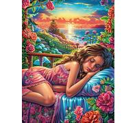 Sommeil dans la forêt Magique Puzzles 500 Pièces pour Adultes Educa Décoration Moderne Challenge Difficile Relaxation Artistique Cadeau Original 500 PCS