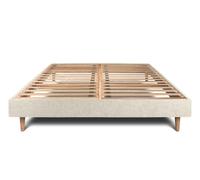 Sommeil de plomb Sommier Kit Tissu Beige Clair 150x200 H29cm