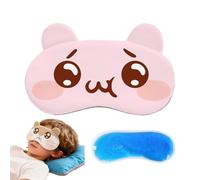 Sommeil des - Cache-yeux en gel rafraîchissant, imprimé animal , sangle réglable, amélioration de l'obscurité | Aide à la portable pour le voyage à la maison en avion se reposer