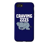 Sommeil drôle Envie de Dormir Sieste Pyjama Mignon pour Coque pour iPhone SE (2020) / 7/8