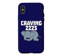 Sommeil drôle Envie de Dormir Sieste Pyjama Mignon pour Coque pour iPhone X/XS