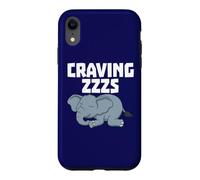 Sommeil drôle Envie de Dormir Sieste Pyjama Mignon pour Coque pour iPhone XR