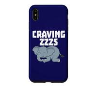 Sommeil drôle Envie de Dormir Sieste Pyjama Mignon pour Coque pour iPhone XS Max