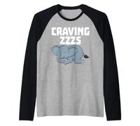Sommeil drôle Envie de Dormir Sieste Pyjama Mignon pour Manche Raglan