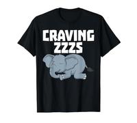 Sommeil drôle Envie de Dormir Sieste Pyjama Mignon pour T-Shirt Graphique avec Valeur, Homme, Noir, M
