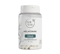 SOMMEIL PLUS SEREIN & ENDORMISSEMENT RAPIDE - Mélatonine - Pilulier 120 gélules - Cure 2 mois - Complément Alimentaire BELLE&BIO - Fabriqué en France