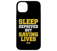 Sommeil privé mais sauvant des Vies infirmière autorisée Coque pour iPhone 14 Plus